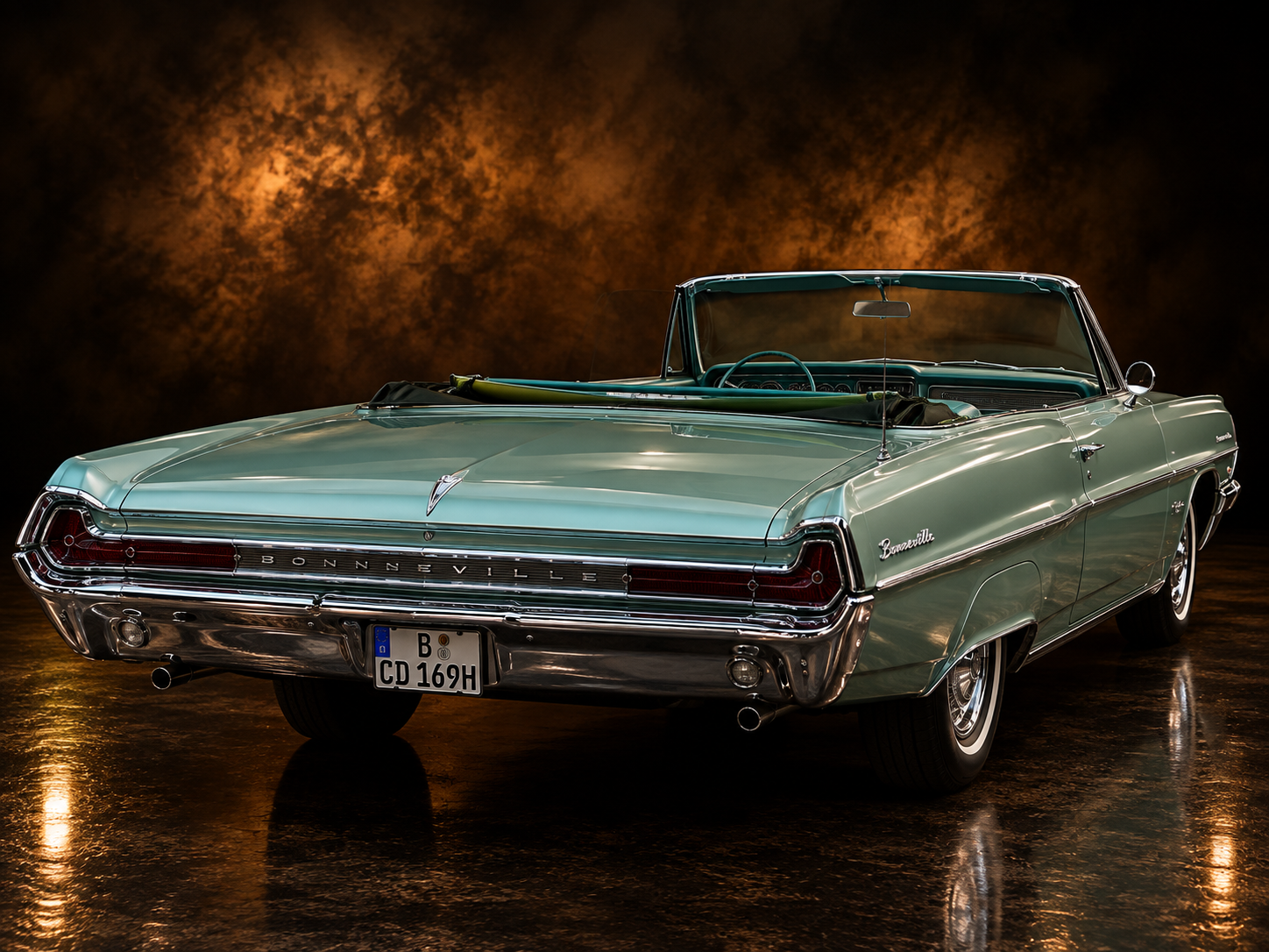 Pontiac Bonneville Convertible 1962 Heckansicht